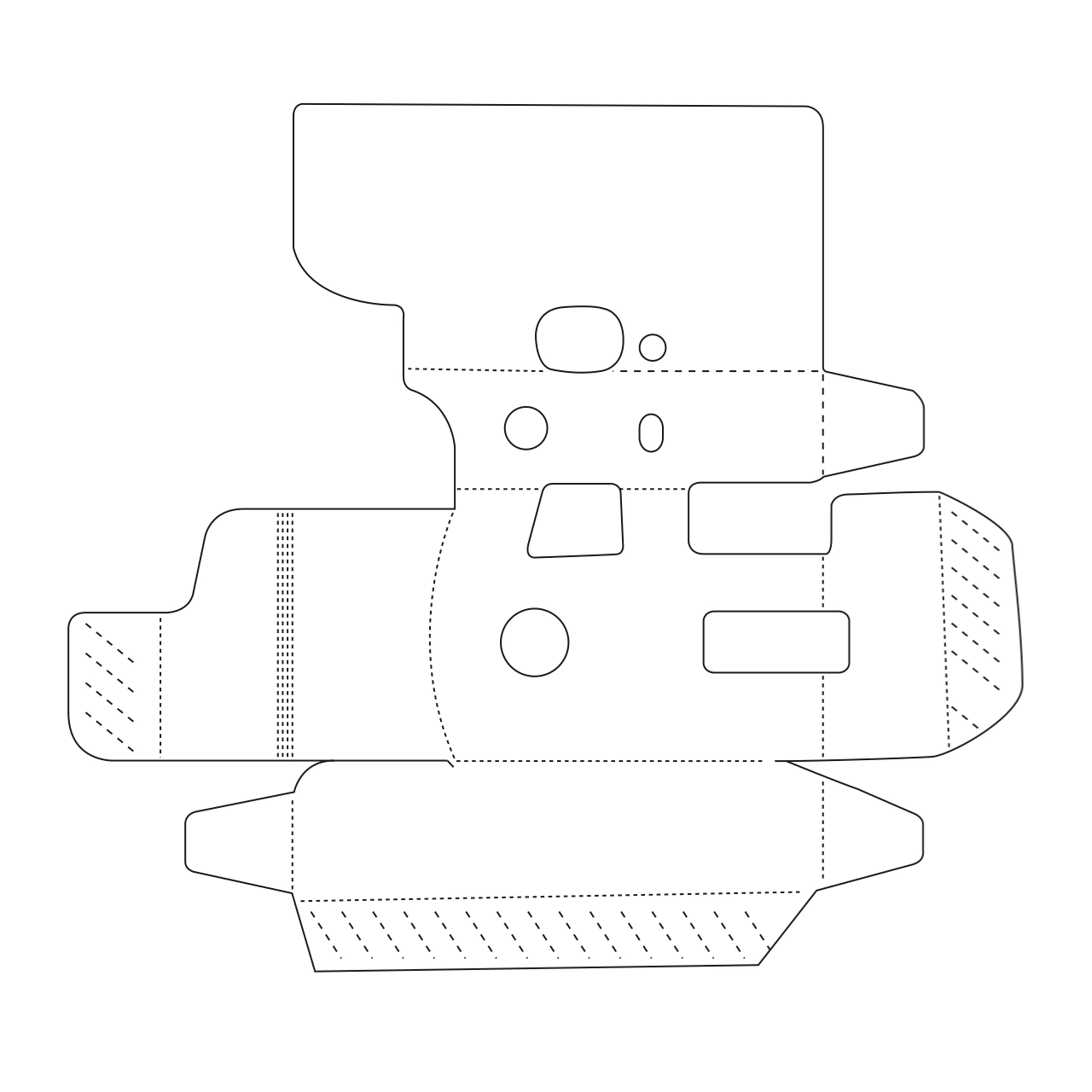 Waterproof Camera Die-Cut Template